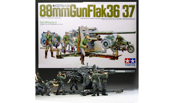 German 88mm Gun Flak36/37