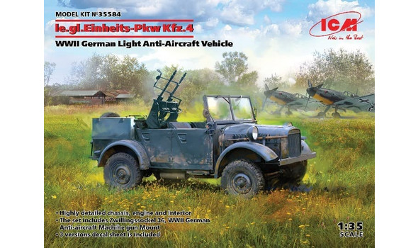 le.gl.Einheitz-Pkw Kfz.4, Немецкий легкий зенитный автомобиль II МВ
