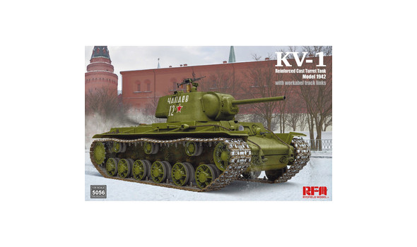 KV-1 Reinforced Cast Turret mod.1942 w/workable track links